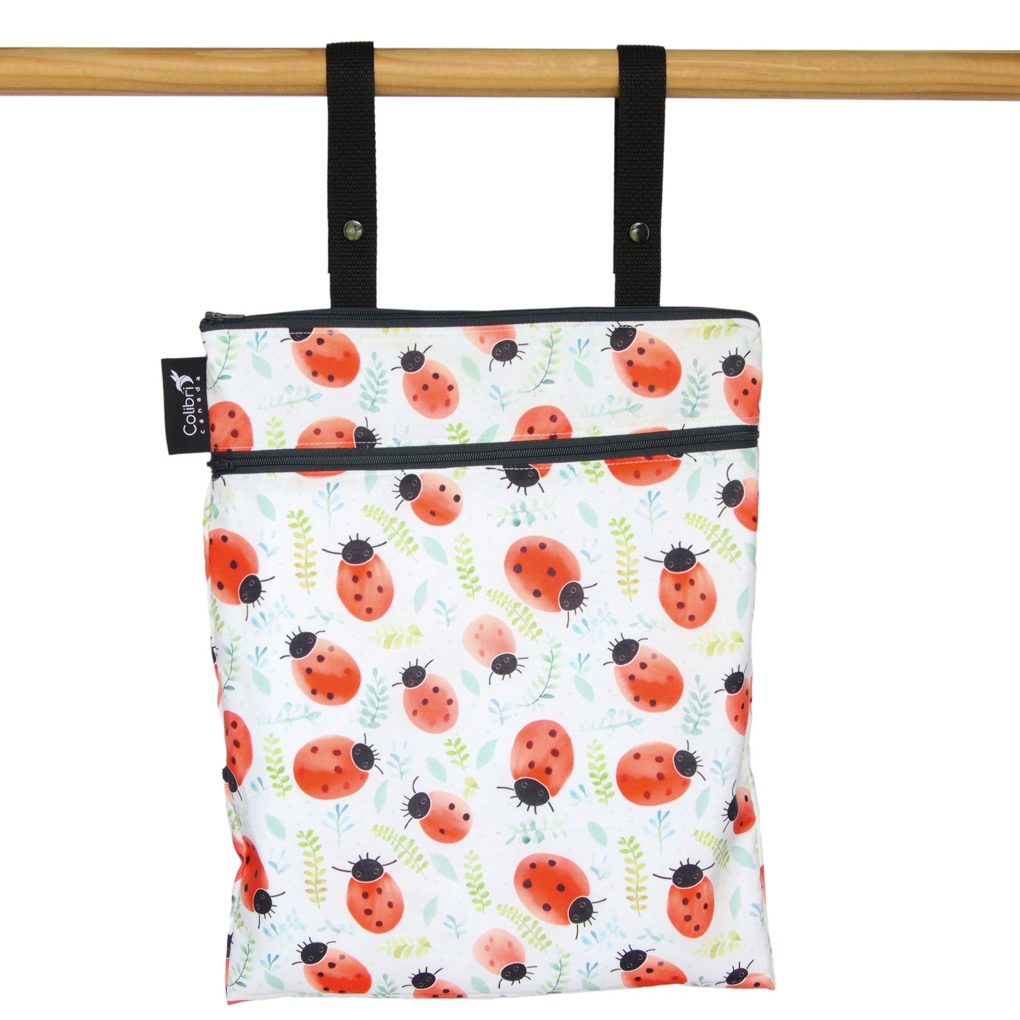 6161 - Ladybugs Double Duty Wet Bag