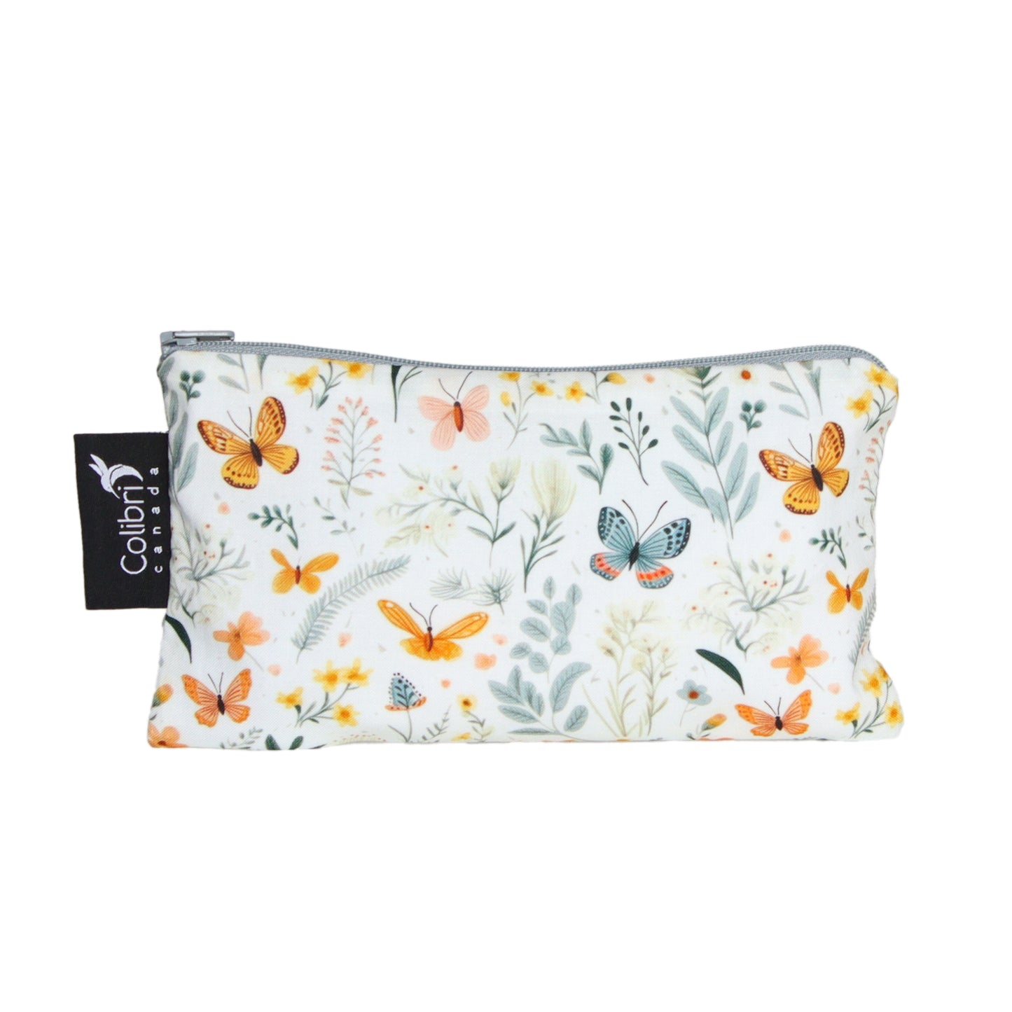 8159 - Butterfly Garden Reusable Snack Bag - Medium