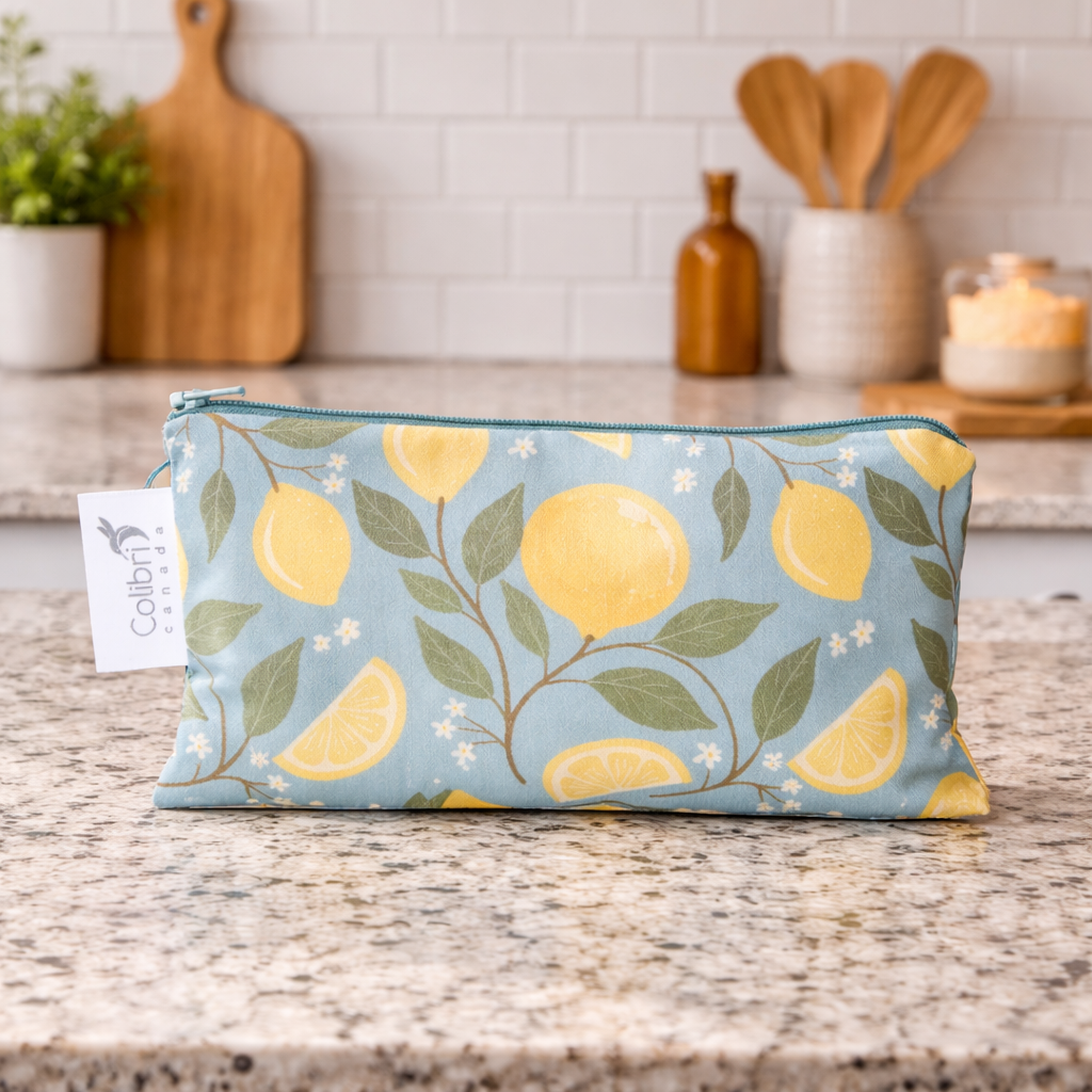 8181 - Lemon Grove Reusable Snack Bag - Medium
