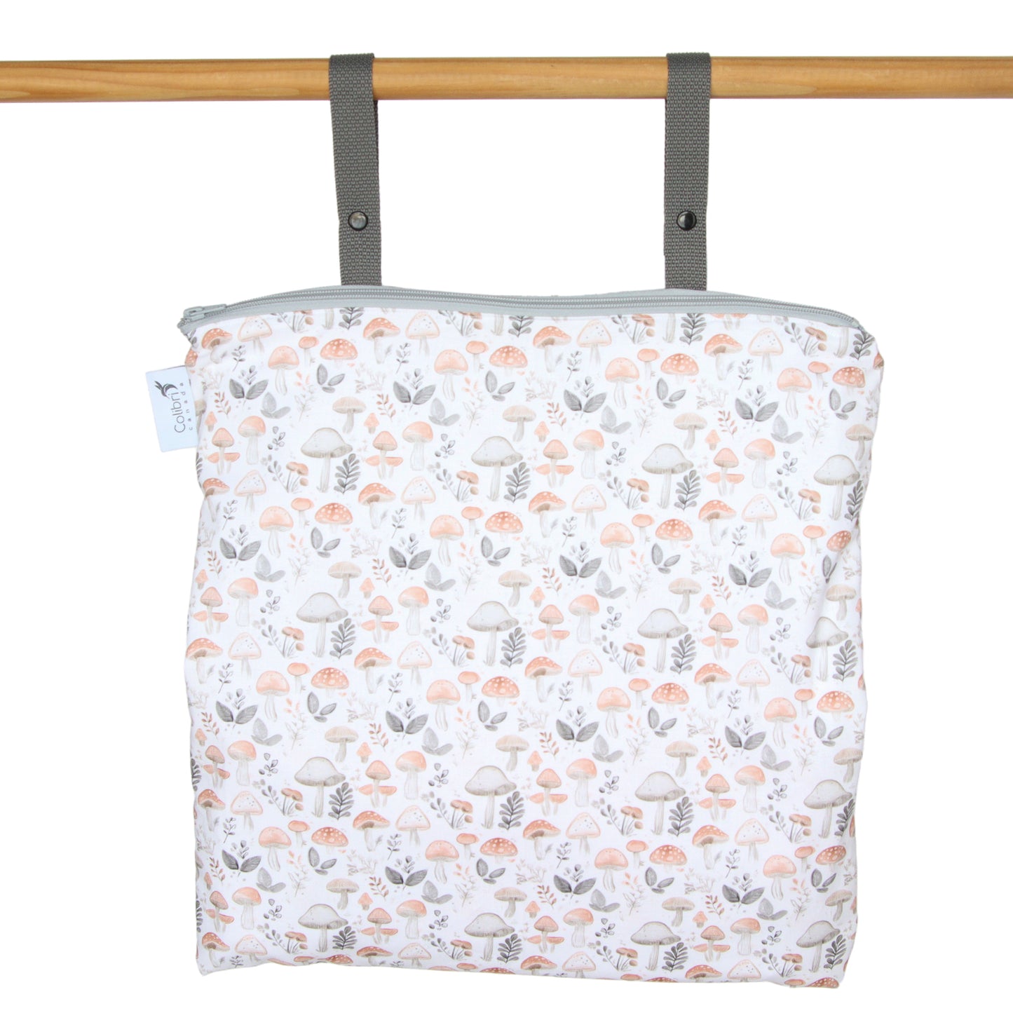 9184 - Wild Mushrooms Large Wet Bag