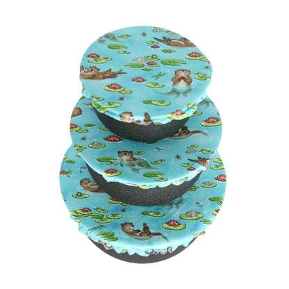 Bowl Cover Set - Otters