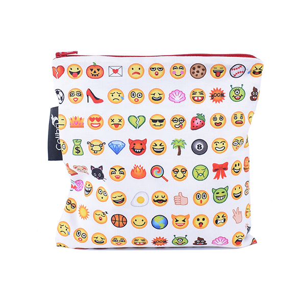 2085 - Emoji - Reusable Snack Bag - Large