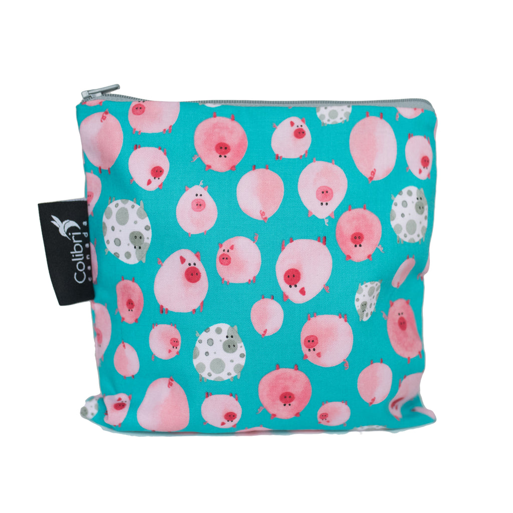 2106 - Oink Reusable Snack Bag - Large