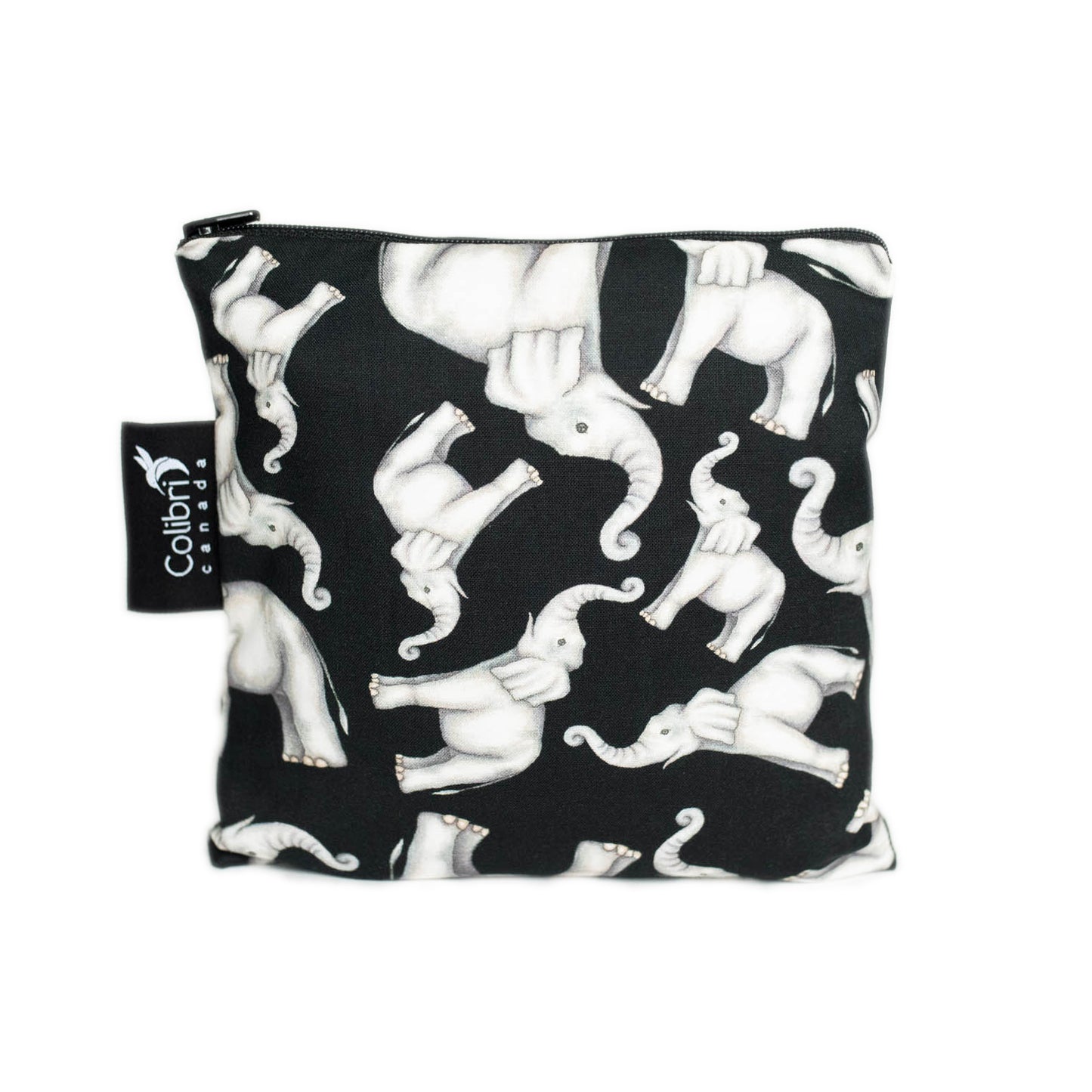 2108 - Elephant Reusable Snack Bag - Large