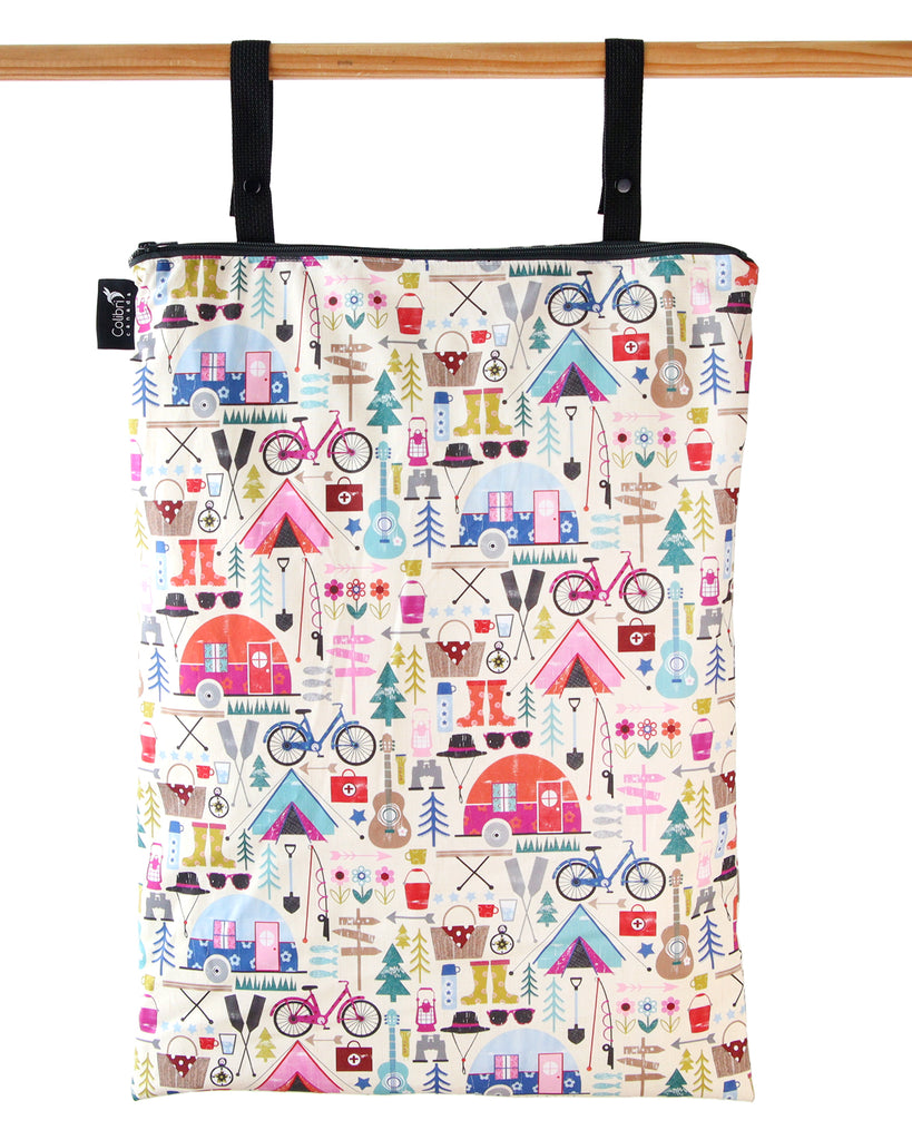 4136 - Happy Camper Extra Large Wet Bag