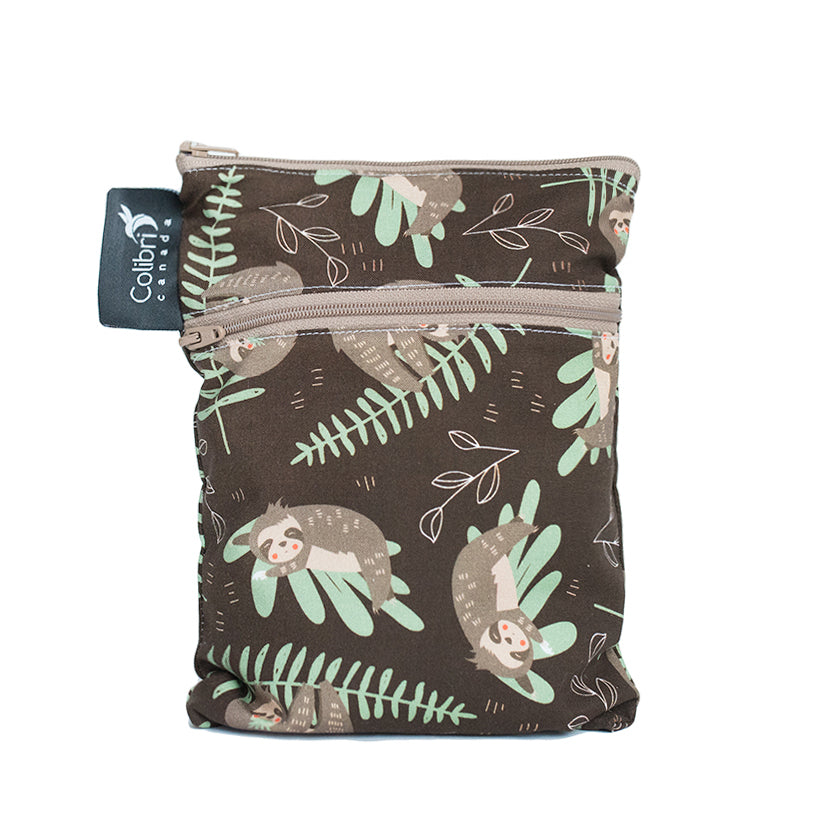 5100 - Sloths Mini Double Duty Wet Bag