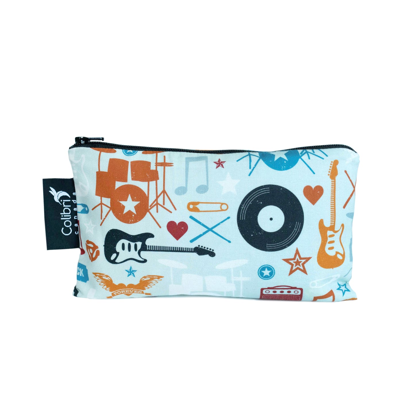 8119 - Rock n' Roll Reusable Snack Bag - Medium
