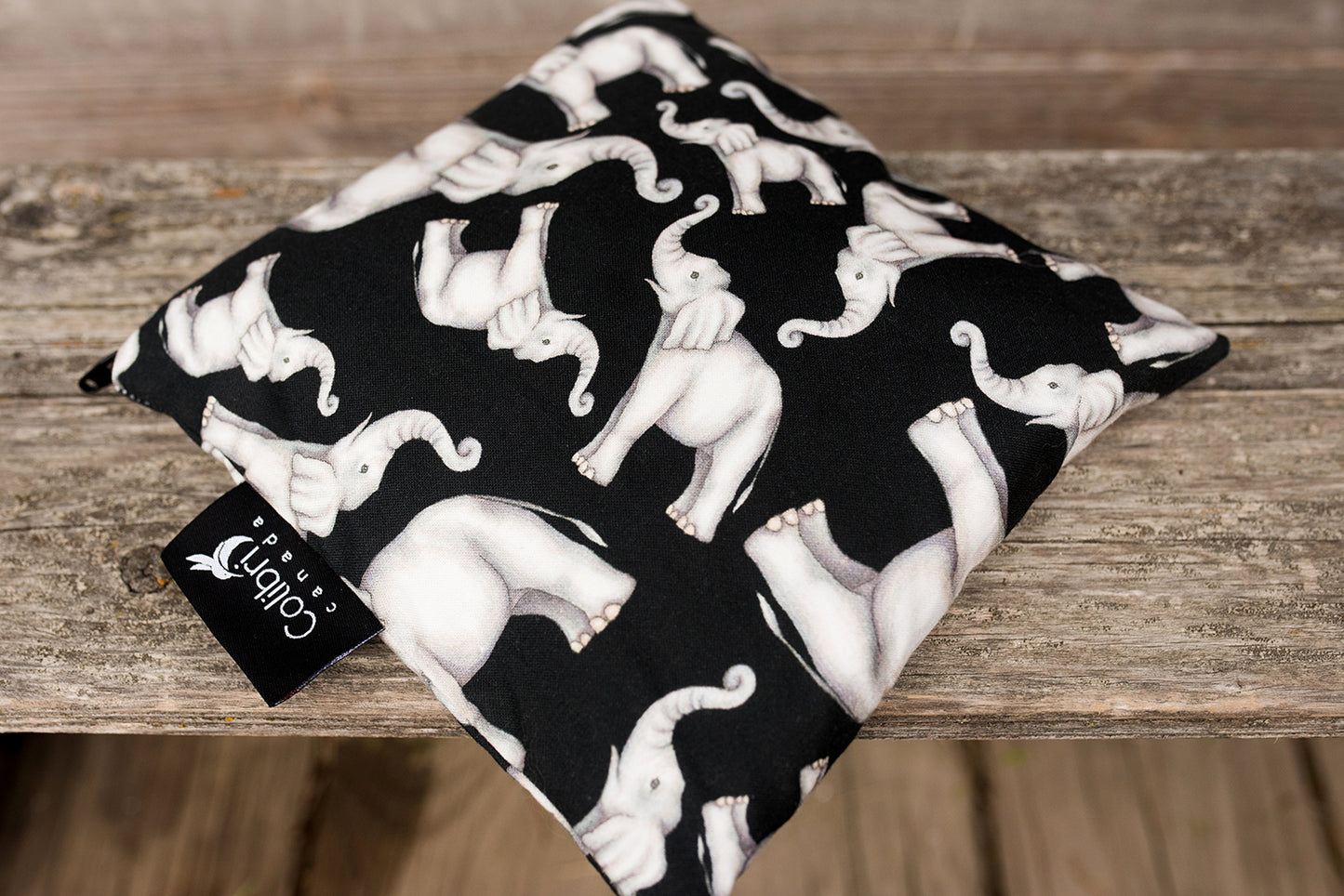 2108 - Elephant Reusable Snack Bag - Large