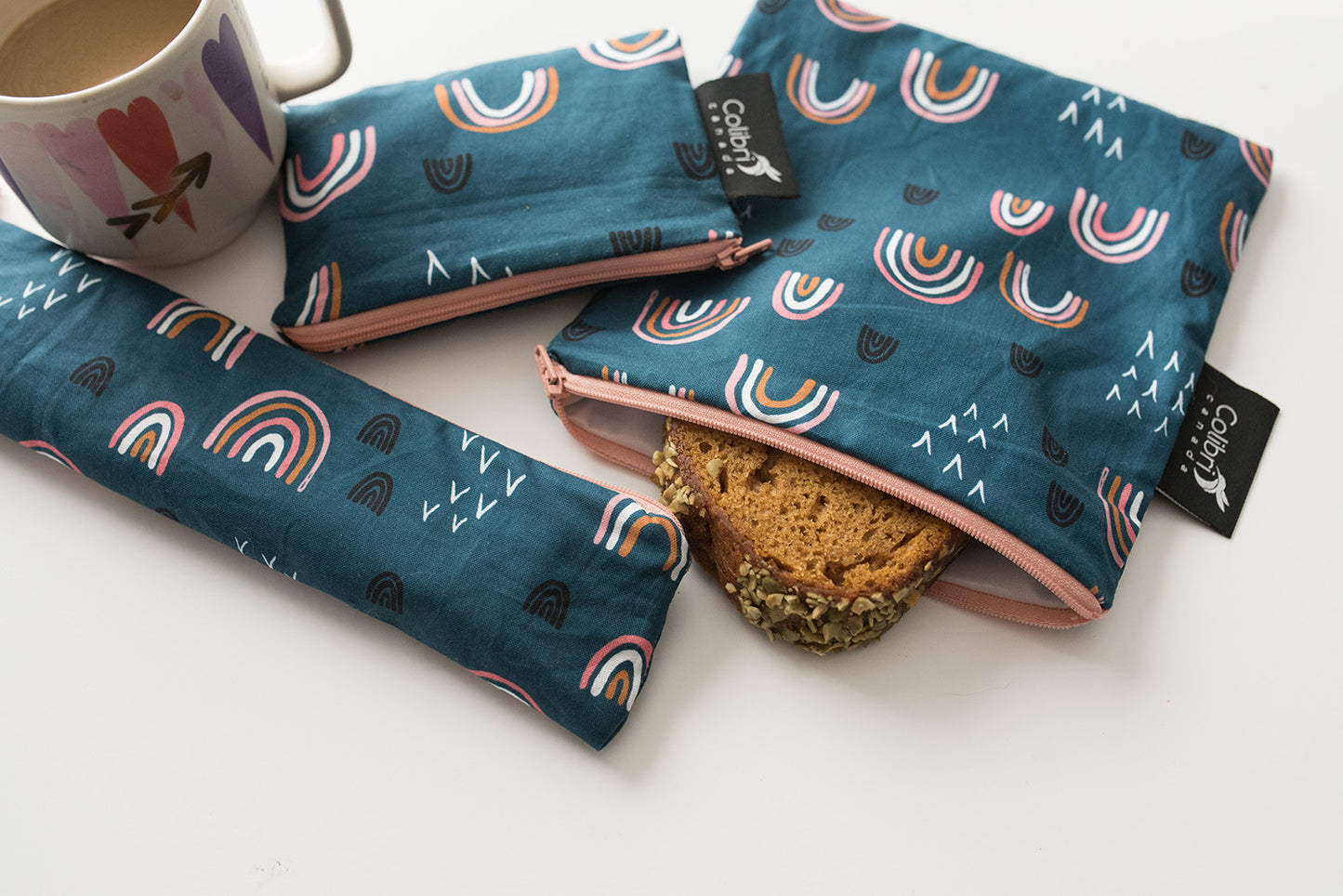2113 - Rainbows Reusable Snack Bag - Large