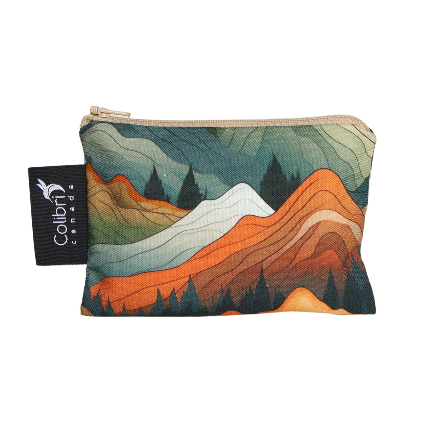 1158 - Mountains Reusable Snack Bag - Small