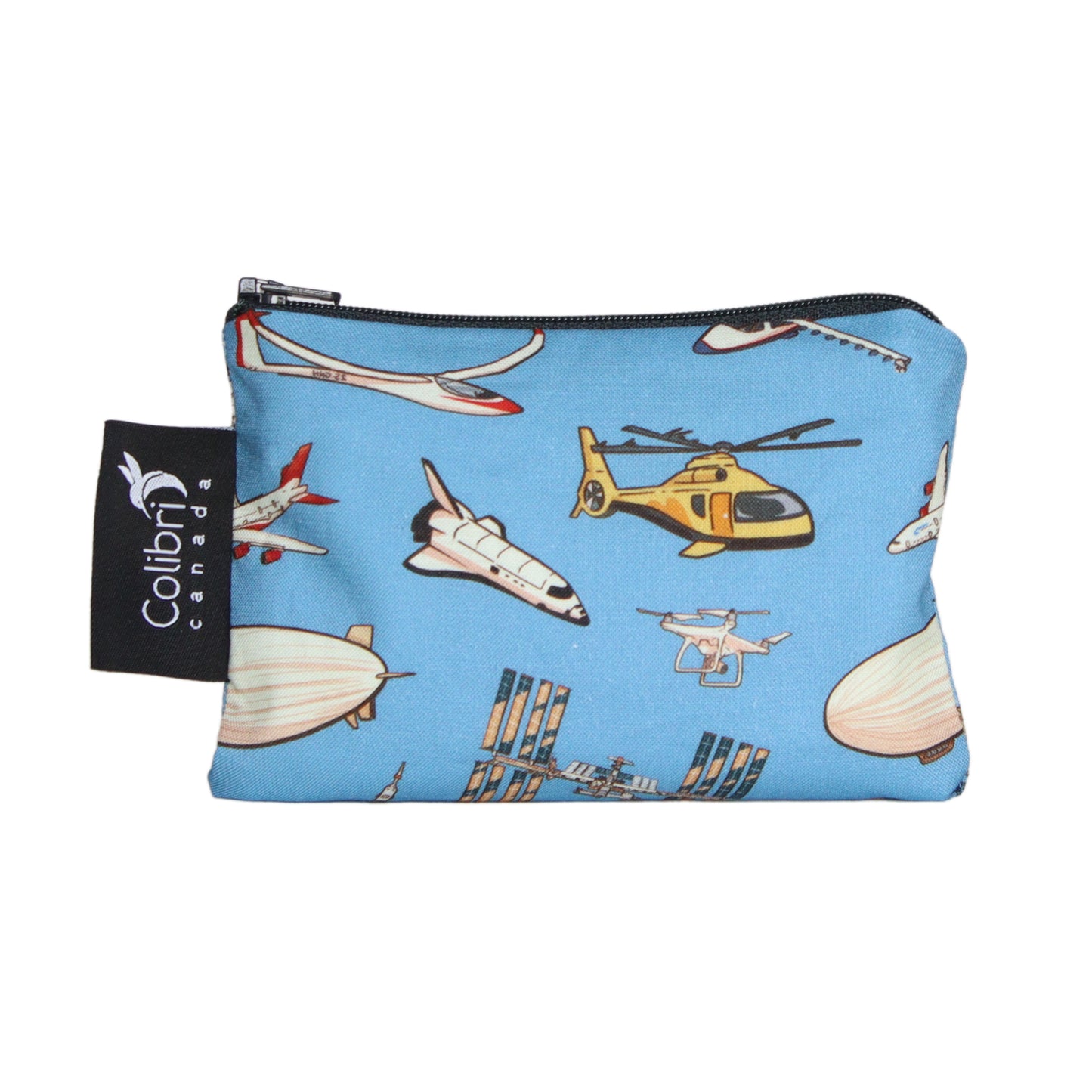 1163 - Aviation Reusable Snack Bag - Small