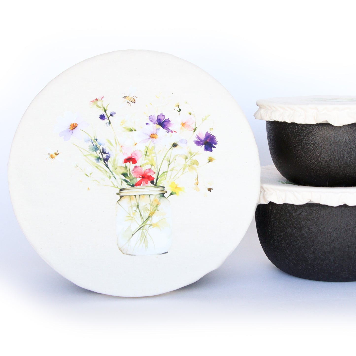 Bowl Cover Set - Bee Bright