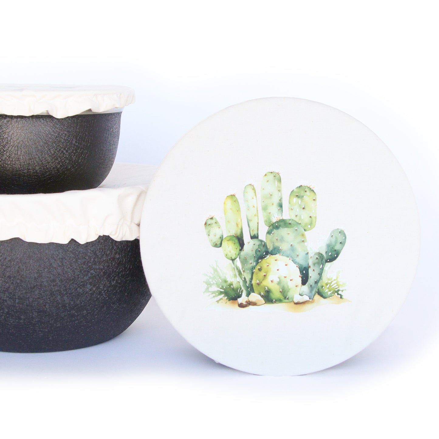 Bowl Cover Set - Cacti