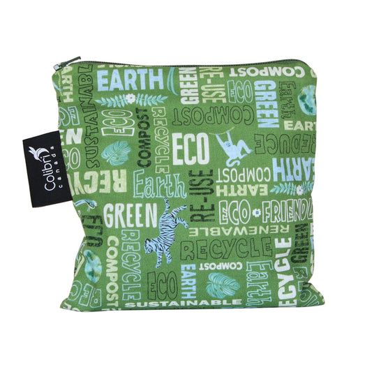 2142 - Earth Reusable Snack Bag - Large