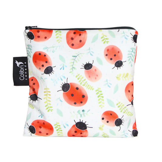 2161 - Ladybugs Reusable Snack Bag - Large