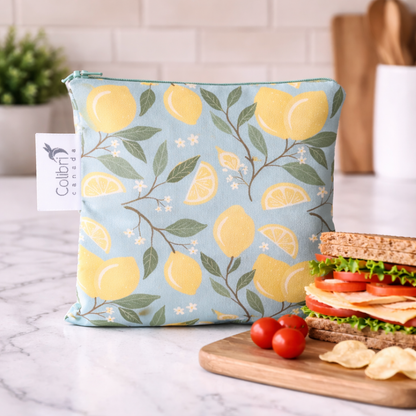 2181 - Lemon Grove Reusable Snack Bag - Large