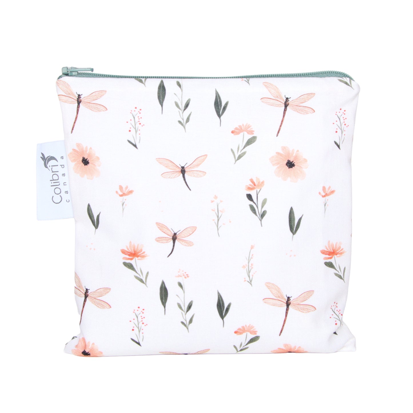 2186 - Dragonfly Reusable Snack Bag - Large