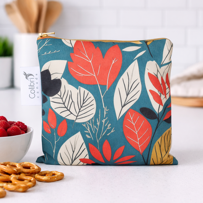 2187 - Twilight Canoply Reusable Snack Bag - Large