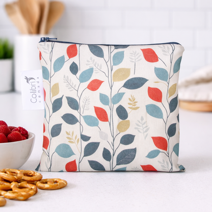 2188 - Nordic Vines Reusable Snack Bag - Large