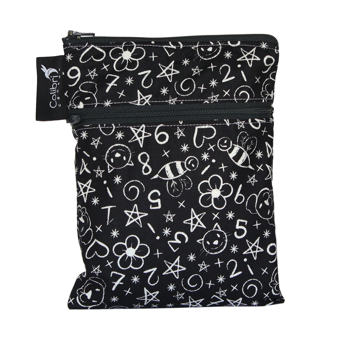 5141 - Chalkboard Mini Double Duty Wet Bag