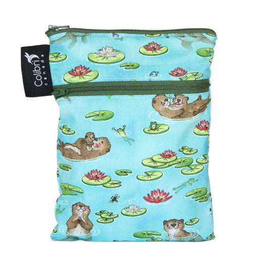 5143 - Otters Mini Double Duty Wet Bag