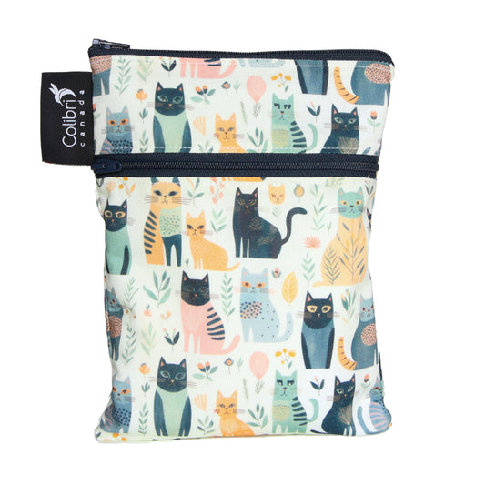 5157 - Cats Mini Double Duty Wet Bag