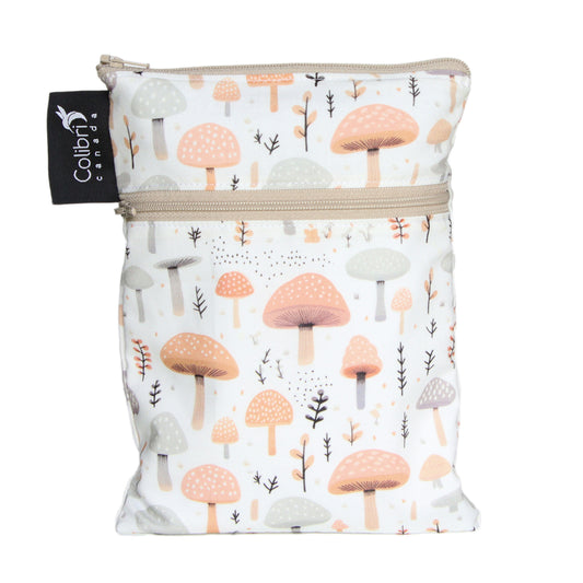 5162 - Mushrooms Mini Double Duty Wet Bag
