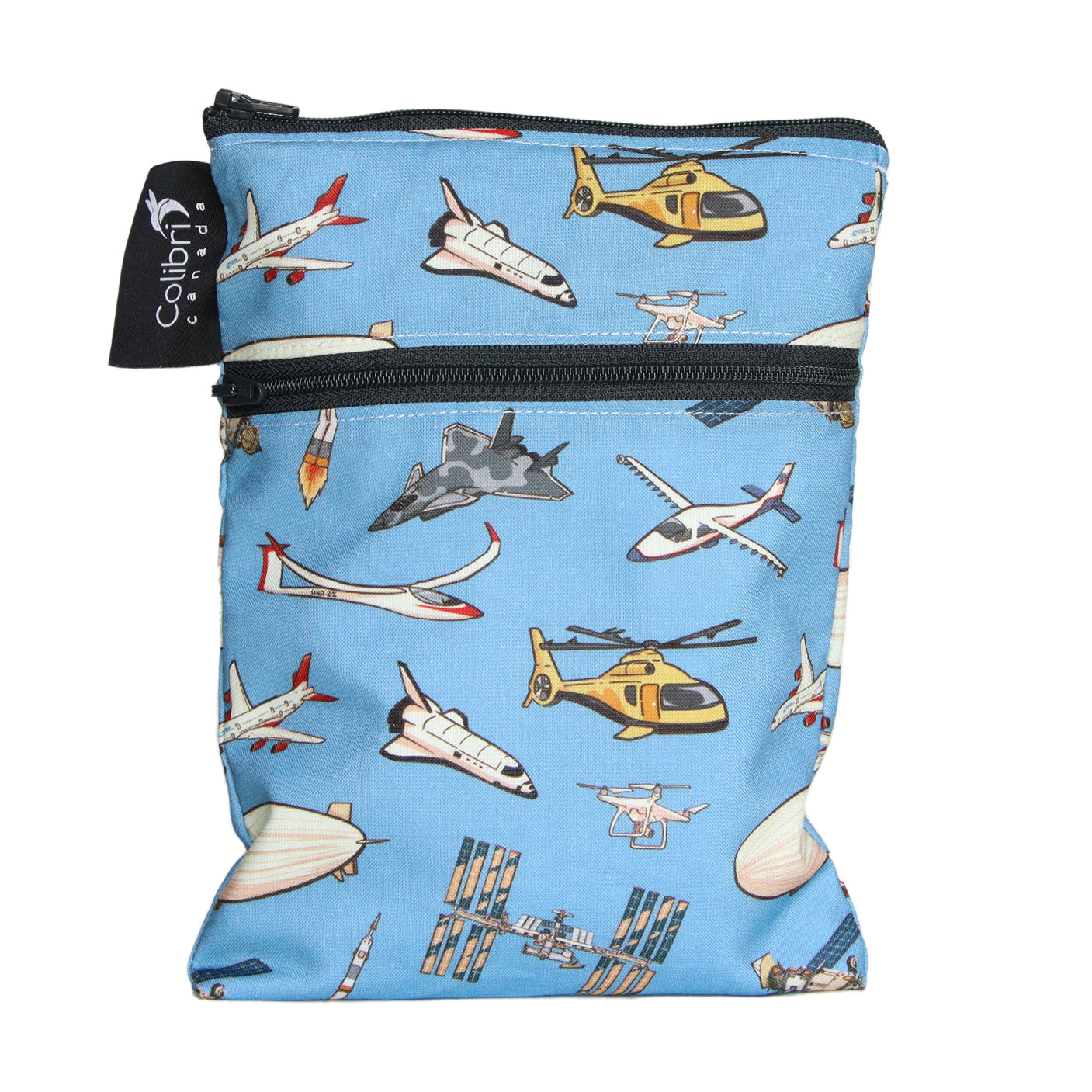 5163 - Aviation Mini Double Duty Wet Bag