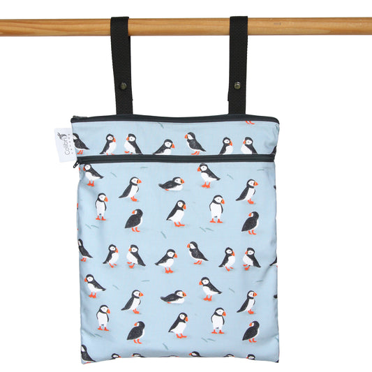 6189 - Puffins Double Duty Wet Bag