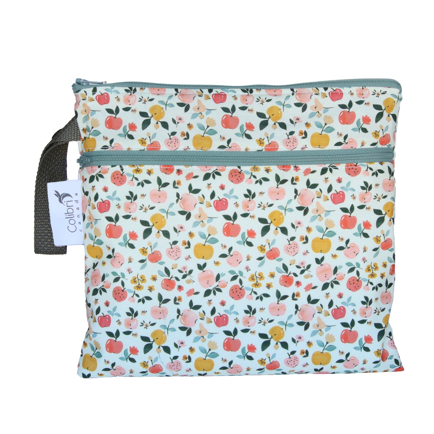 6s178 - Apples Small Double Duty Wet Bag