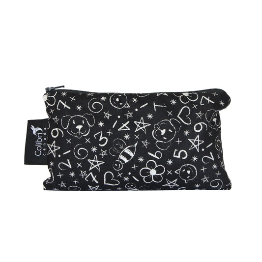 8141 - Chalkboard Reusable Snack Bag - Medium