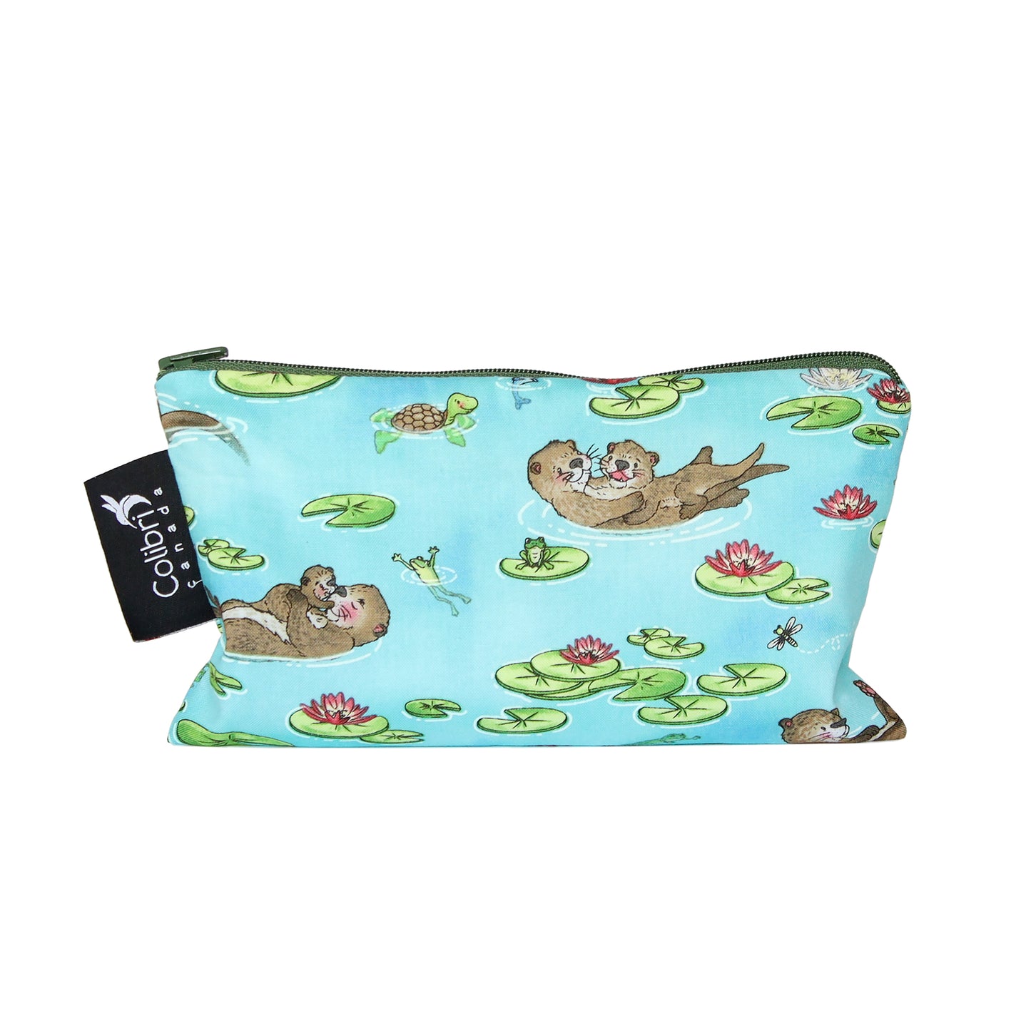 8143 - Otters Reusable Snack Bag - Medium
