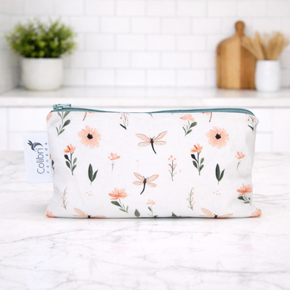 8186 - Dragonfly Reusable Snack Bag - Medium