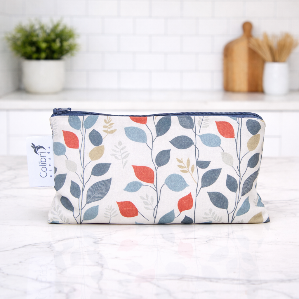 8188 - Nordic Vines Reusable Snack Bag - Medium