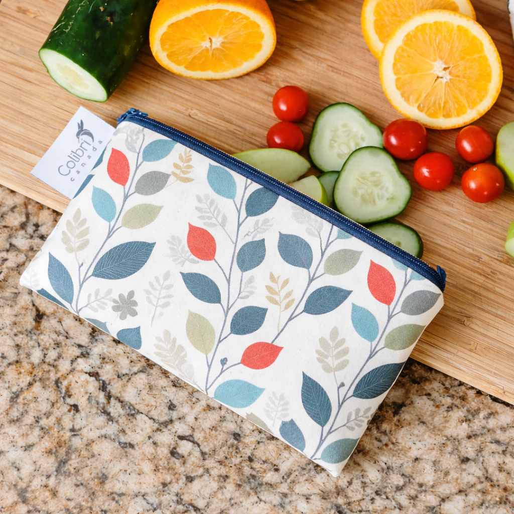 8188 - Nordic Vines Reusable Snack Bag - Medium