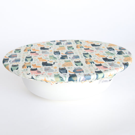 Extra Large Bowl Cover - Cats