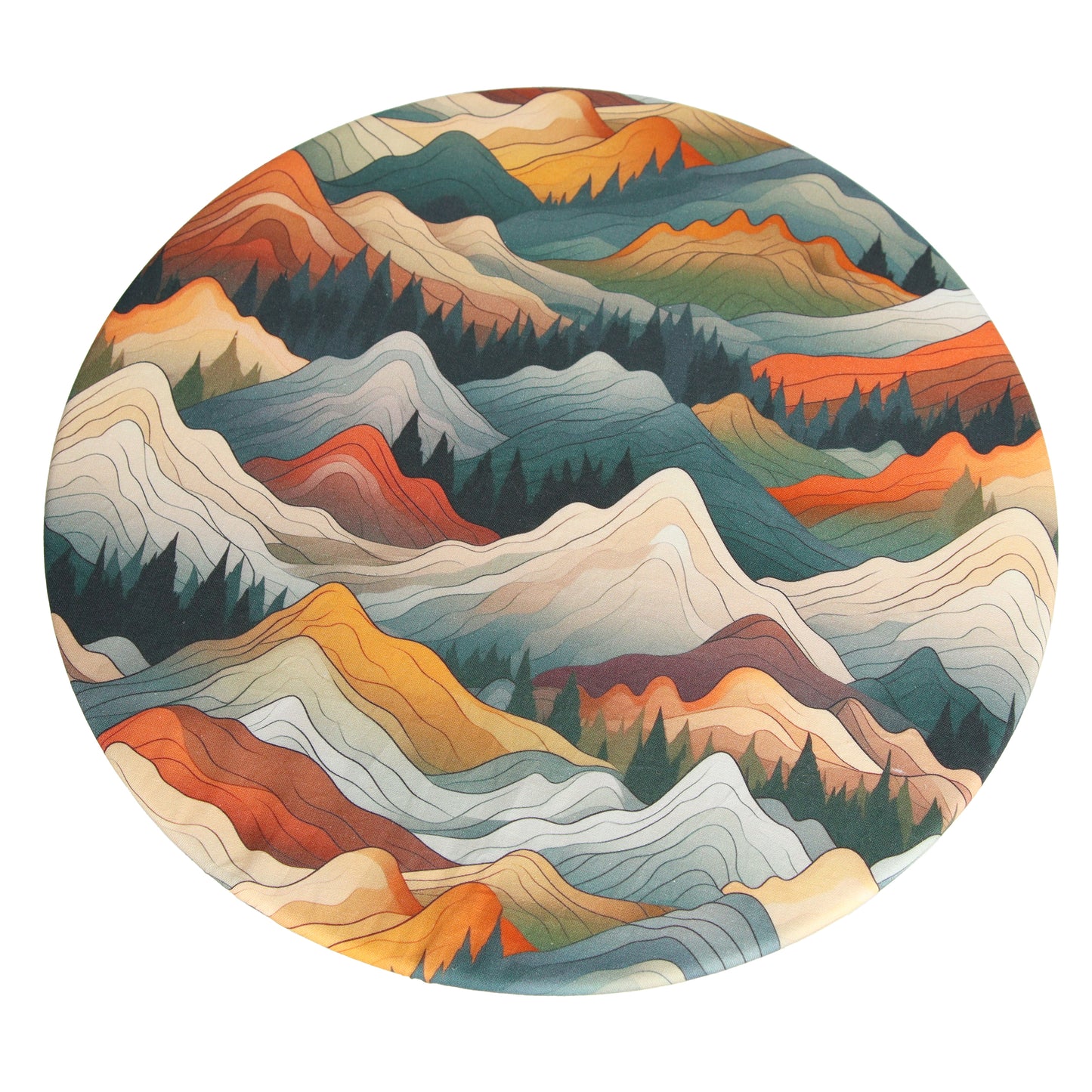 Extra Large Bowl Cover - Mountains