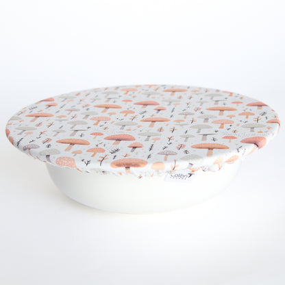 Extra Large Bowl Cover - Mushrooms