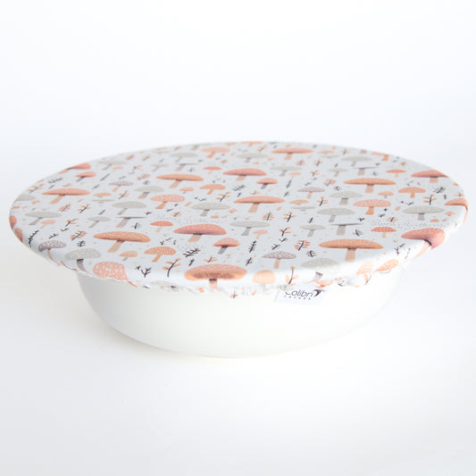 Extra Large Bowl Cover - Mushrooms