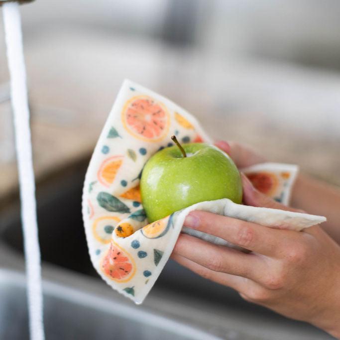 4 Pk Sponge Cloths - In the Orchard