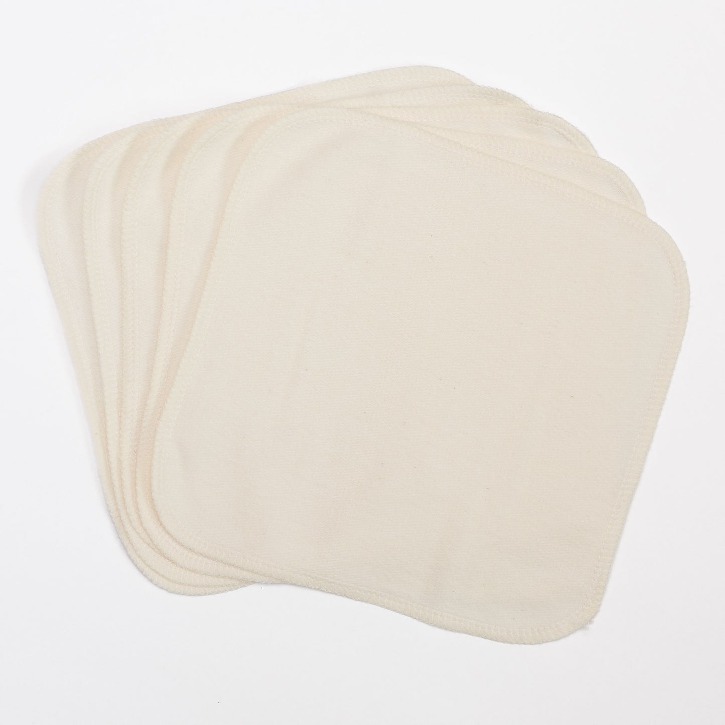 Bamboo/Organic Cotton Fleece Washcloths - 12 packs of 5