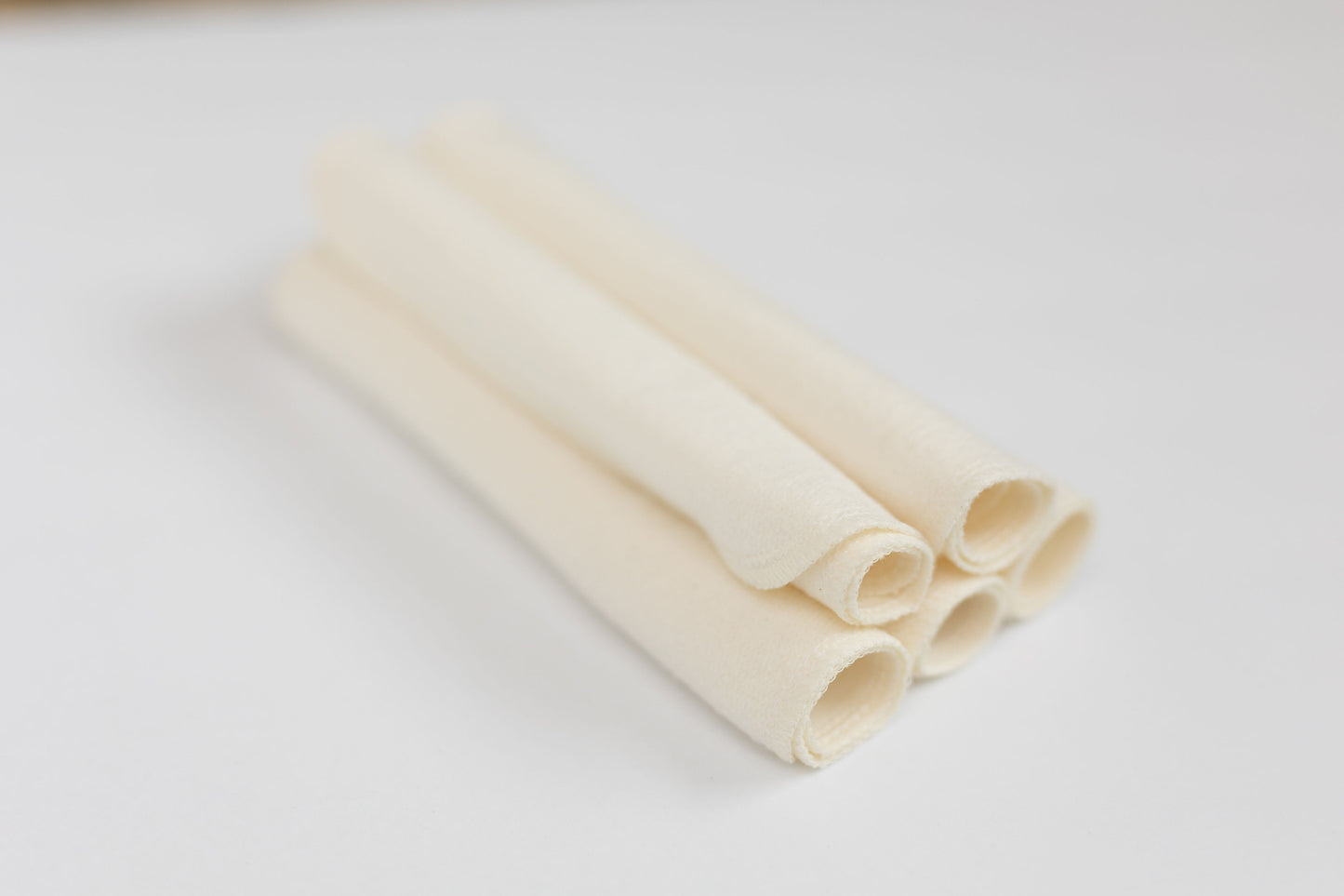 NEW MATERIAL - Bamboo/Organic Cotton Fleece Washcloths - 12 packs of 5