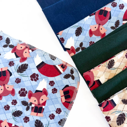 Reusable Paper Towels – Foxy – 8 Pack