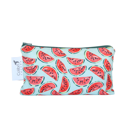 8173 - Watermelons Reusable Snack Bag - Medium