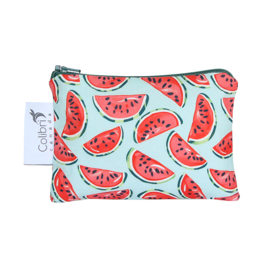 1173 - Watermelons Reusable Snack Bag - Small