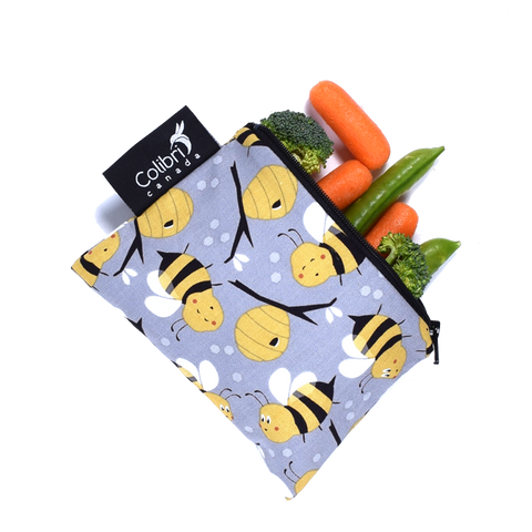 1089 - Bumble Bee - Reusable Snack Bag - Small