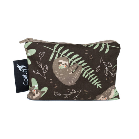 1100 - Sloths Reusable Snack Bag - Small