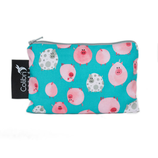 1106 - Oink Reusable Snack Bag - Small