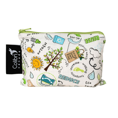 1115 - Recycle Reusable Snack Bag - Small