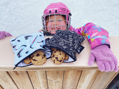 2032 - Hockey Reusable Snack Bag - Large